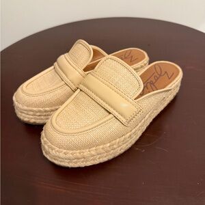 Zodiac Cream and Tan Loafers